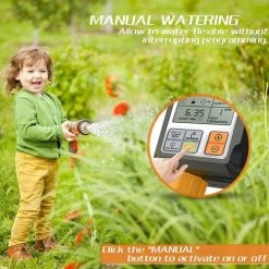 WERKZEUGE Automatischer Bewässerungstimer Gartenbewässerungstimer Timer Für Angeschlossenen Bewässerungshahn/Kindersicherungsmodus/automatischer Und Manueller Modus/Regenverzögerung/IP65 Wasserdicht -Automatische Bewässerung Verkäufe 58430442 5