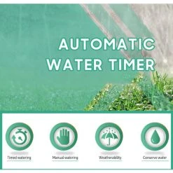 LIFCAUSAL Sprinkler-Timer Wasserdichter Automatischer Bewässerungstimer Programmierbarer Gartenbewässerungssystem-Controller Mit Regenverzögerung/manueller/automatischer Bewässerung Für Rasenhof 1 Steckdose -Automatische Bewässerung Verkäufe 59308067 3