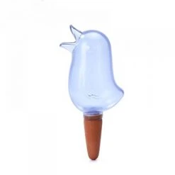 DONTODENT Automatische Terrakotta-Tropfbewässerung Für Den Garten, Vogelform Wissenschaft Automatische Pflanzenbewässerung Einfaches Hinzufügen Von Tropfwasser Blau*3