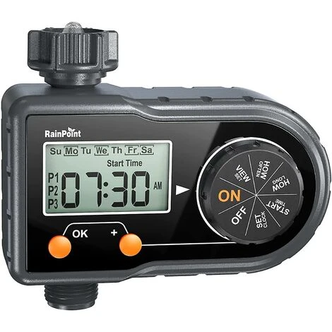 Sprinkler Timer, Bewässerungstimer Für Gartenschlauch Programmierbarer Bewässerungstimer Mit 3 Bewässerungsprogrammen-Thsinde 2 Sprinkler Timer, Bewässerungstimer Für Gartenschlauch Programmierbarer Bewässerungstimer Mit 3 Bewässerungsprogrammen-Thsinde – Bild 2