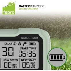 Fepro® Digitaler Bewässerungscomputer Mit Display, Frei Programmierbar -Automatische Bewässerung Verkäufe 61353667 4