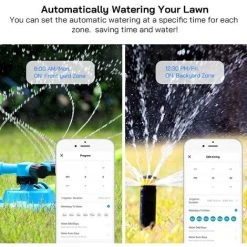 SUPERSELLER WiFi Sprinkler Controller – 8 Programmierbare Zonen – Weiß – Ohne Strom -Automatische Bewässerung Verkäufe 61608266 4