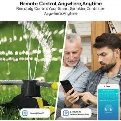 SUPERSELLER WiFi Sprinkler Controller – 8 Programmierbare Zonen – Weiß – Ohne Strom -Automatische Bewässerung Verkäufe 61608266 5