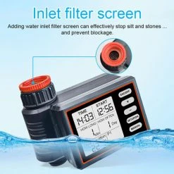 SUPERSELLER Intelligente Automatische Beregnungsanlage – Zerstäubtes Tropfbewässerungs-Sprinklersystem, Tropfbewässerungssteuerung – LCD-Großbildanzeige – Temporäre Einschaltfunktion – 4 Zeitgesteuerte Programmeinstellungen – Typ A -Automatische Bewässerung Verkäufe 61682107 5