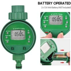LIFCAUSAL Digitaler Automatischer Bewässerungs-Timer Programmierter Gartenbewässerungs-Timer Batteriebetriebener Intelligenter Wasserbewässerungs-Controller Für Rasen, Ackerland, Hof, Gewächshaus (grün) 8 LIFCAUSAL Digitaler Automatischer Bewässerungs-Timer Programmierter Gartenbewässerungs-Timer Batteriebetriebener Intelligenter Wasserbewässerungs-Controller Für Rasen, Ackerland, Hof, Gewächshaus (grün) -Automatische Bewässerung Verkäufe 63705687 4