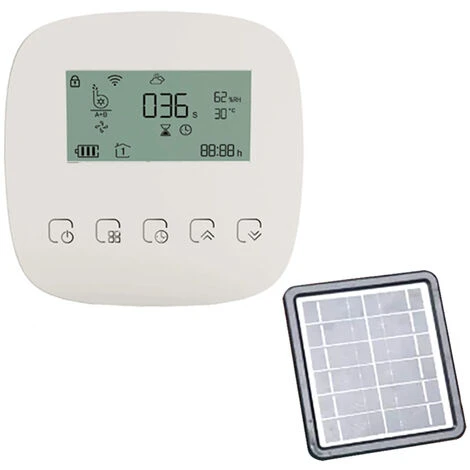 LIFCAUSAL WiFi Digital Water Timer Intelligente Automatische Micro-Tropf-Bewässerungssteuerung Mit Solarpanel Für Automatisches Gartenbewässerungssystem, Kompatibel Mit Alexa Google Voice Control 1 LIFCAUSAL WiFi Digital Water Timer Intelligente Automatische Micro-Tropf-Bewässerungssteuerung Mit Solarpanel Für Automatisches Gartenbewässerungssystem, Kompatibel Mit Alexa Google Voice Control