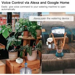 LIFCAUSAL WiFi Digital Water Timer Intelligente Automatische Micro-Tropf-Bewässerungssteuerung Mit Solarpanel Für Automatisches Gartenbewässerungssystem, Kompatibel Mit Alexa Google Voice Control 9 LIFCAUSAL WiFi Digital Water Timer Intelligente Automatische Micro-Tropf-Bewässerungssteuerung Mit Solarpanel Für Automatisches Gartenbewässerungssystem, Kompatibel Mit Alexa Google Voice Control -Automatische Bewässerung Verkäufe 63982600 5