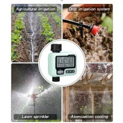LIFCAUSAL IPX5 Wasserdichter Intelligenter Automatischer Bewässerungscontroller Hausgarten Wassertimer Automatisches Tropfbewässerungssystem Controller Kindersicherung Manuelle Bewässerung Regnerischer Tag Verzögerte Bewässerung Für 1/2-Zoll-Schlauch -Automatische Bewässerung Verkäufe 64117391 4