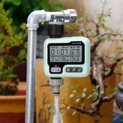 LIFCAUSAL IPX5 Wasserdichter Intelligenter Automatischer Bewässerungscontroller Hausgarten Wassertimer Automatisches Tropfbewässerungssystem Controller Kindersicherung Manuelle Bewässerung Regnerischer Tag Verzögerte Bewässerung Für 1/2-Zoll-Schlauch -Automatische Bewässerung Verkäufe 64117391 5