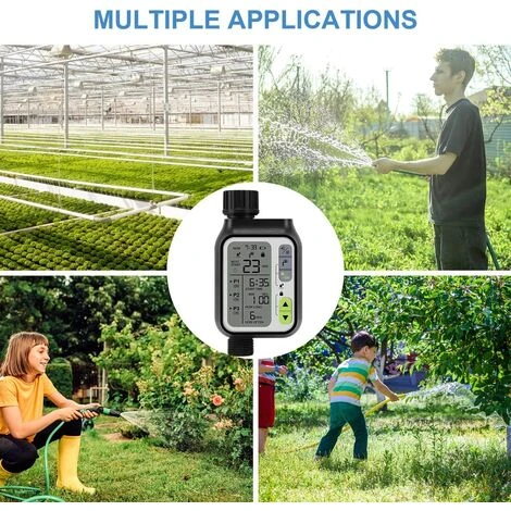 BENOBBY KIDS Automatischer Bewässerungs-Timer, Automatischer Bewässerungs-Timer Für Den Garten, Automatischer Bewässerungs-Timer, Mit Kindersicherung, Wasserdicht, Großes LCD-Display 5 BENOBBY KIDS Automatischer Bewässerungs-Timer, Automatischer Bewässerungs-Timer Für Den Garten, Automatischer Bewässerungs-Timer, Mit Kindersicherung, Wasserdicht, Großes LCD-Display – Bild 5