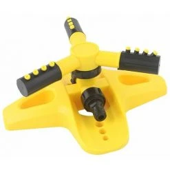 BENOBBY KIDS 360-Grad-verstellbarer 3-Arm-Rotationssprinkler Grasrasen-Selbstbewässerungssprinklerdüsen Gartenbewässerungsgerät Landwirtschaft, Grün, 1 Stück -Automatische Bewässerung Verkäufe 64375248 5