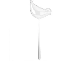 MINKUROW Zimmerpflanzen Blumen Automatische Selbstbewässerungsgeräte Klarglas Vogelform Glaswasserspender Für Hausgarten