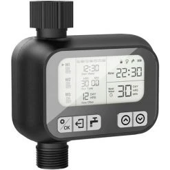 HAPPYSHOPPING Smart Irrigation Water Timer Controller Wasserdichter Und Programmierbarer Automatischer Bewässerungstimer Für 3 Unabhängige Modi Outdoor Garden Parterre