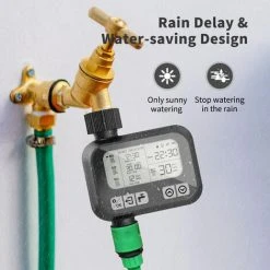 HAPPYSHOPPING Smart Irrigation Water Timer Controller Wasserdichter Und Programmierbarer Automatischer Bewässerungstimer Für 3 Unabhängige Modi Outdoor Garden Parterre -Automatische Bewässerung Verkäufe 65214159 4