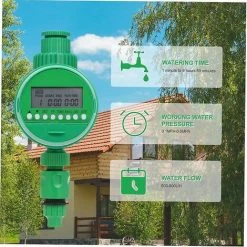 DONTODENT Automatischer Bewässerungs-Timer, Wasserhahn-Timer, Gartenbewässerungs-Timer, Programmierbarer Wasserhahn, 3/4 1/2 Automatischer Wasserhahn, Gartenbewässerungssystem-Controller Be -Automatische Bewässerung Verkäufe 65972640 5