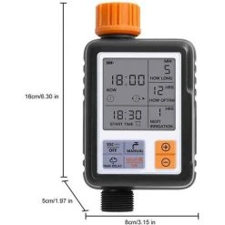 QERSTA Automatischer Programmierbarer Digitaler Bewässerungstimer, 3-Zoll-Großbildschirm, Bewässerungsmodell, IP 65 Wasserdicht -Automatische Bewässerung Verkäufe 65990616 4