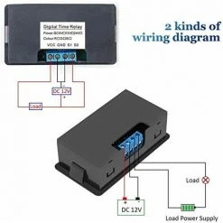 QERSTA DC 12V 20A Programmierbares Digitales Relais-Timer-Zeitzyklus-Verzögerungsschaltermodul -Automatische Bewässerung Verkäufe 65991004 4