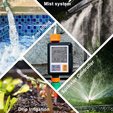 DONTODENT Bewässerungs-Timer, Digitaler Programmierbarer Gartenhahn, Automatischer Schlauch, Wasserhahn, Sprinkler-Timer, Bewässerung, Sprinkleranlage, Steuerung 5 DONTODENT Bewässerungs-Timer, Digitaler Programmierbarer Gartenhahn, Automatischer Schlauch, Wasserhahn, Sprinkler-Timer, Bewässerung, Sprinkleranlage, Steuerung – Bild 5