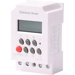 MONLY 220V Digitale Digitaluhr, Mikrocomputer, Wochenprogrammierer, Elektronische Zeitschaltuhr