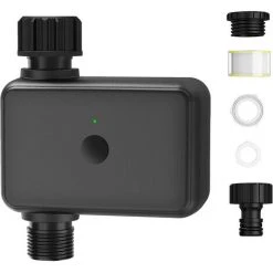 HAPPYSHOPPING Smart Irrigation Water Timer Controller Handy Remote Access Wireless Garden Electronic Programmable Automatic Water Timer Waterproof For Outdoor Parterre
