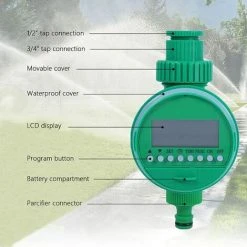 MODOU Bewässerungstimer, Bewässerungssteuerung Für Den Außenbereich, Automatischer Sprinkler, Elektronischer Schlauchtimer, Mehrere Programme Für Garten, Gewächshaus, Gemüse, Pflanzen, Rasen, Landschaft #3 -Automatische Bewässerung Verkäufe 67876603 2