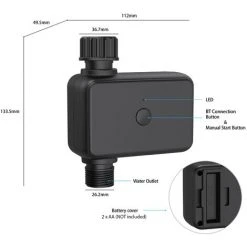 ASUPERMALL Smart BT Bewässerungstimer, Schlauchhahn, Sprinkler-Timer Mit Regenverzögerung, APP-Fernbedienung, Programmierte Automatische Gartenbewässerungssteuerung Für Rasen, Ackerland, Hof, Gewächshaus -Automatische Bewässerung Verkäufe 68297230 4