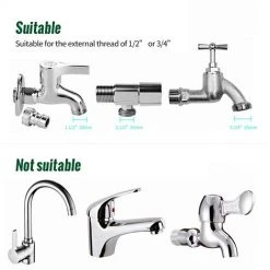 LIFCAUSAL Programmierbarer Digitaler Schlauchhahn-Timer Für Den Außenbereich, Batteriebetrieben, Automatische Bewässerung, Sprinklersystem, Bewässerungssteuerung Mit 2 Ausgängen Für Gartenpflanzen (Batterien Nicht Im Lieferumfang Enthalten), Grün Eu -Automatische Bewässerung Verkäufe 68574409 4