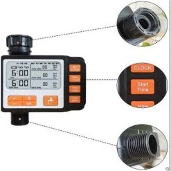 LONGZIMING HIXISTO Wasser-Timer, Wasserzähler, Gartenfamilie, Zeitventil, Outdoor-Garten-Bewässerungssteuerung, Solenoid, Solenoid, Automatischer Bewässerungs-Spape, Bewässerungs-Timer -Automatische Bewässerung Verkäufe 68971346 4
