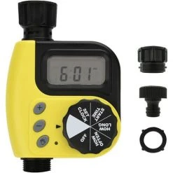 LONGZIMING Bewässerungs-Timer, Outdoor-Bewässerungsregler, Automatischer Sprinkler, Elektronischer Schlauch-Timer, Mehrere Programme Für Garten, Gewächshaus, Gemüse, Pflanzen, Rasen, Landschaft #1