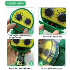 QERSTA Garten Automatische Bewässerungssteuerung Dropshipping Home Kugelhahn Gartenschlauch Rohr Wasserdichte Outdoor Wasserhahn Timer -Automatische Bewässerung Verkäufe 69499692 5